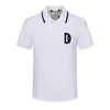 Version haute T-shirt à manches courtes hommes polo D designer t-shirt affaires polos décontractés coton tee-shirt col polo homme