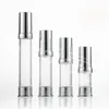 10ml 15ml 20ml 30ml Silver Airless Bottle Plastic Lotion Bottles with Airless Pump Can used for 100pcs/lot Wpejb