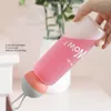 Bouteilles d'eau 450ML petite tasse créative en plastique transparent mat pour les filles Kawaii