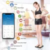 Balances de poids corporel Airmsen balance de graisse compatible Bluetooth mesure domestique électronique intelligente IMC 230821