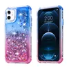 Glitter Liquid Quicksand Phone Case For iPhone 14 12 13 11 Pro Max XR XS Max X 12 7 8 Plus Gradient Shockproof PC&TPU Back Cover