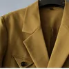 Trench Coats voor heren 2023 MID LENGTE STIJL MANNELIJKE LUXE LUXE DUBBELE BORSTED Casual Jackets Autumn Winter Fashion Loose Man