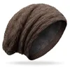 Beanieskull Caps Mulheres homens chapéu de inverno Moda malha chapéus pretos Cinza caem grossos e quentes 230821