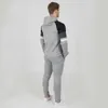 Survêtements pour hommes costume de sport automne et hiver pull décontracté 2023 à manches longues à capuche polaire deux pièces ensemble