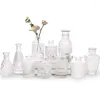 Vases Selling Mini Bud French Vintage Embossed Flower Home Decor Luxury Glass Crystal Relief Vase In Bulk Smaller