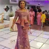 2022 Plus Size Arabic Aso Ebi Luxurious Mermaid Vintage Prom Dresses Beaded Lace Evening Formal Party Second Reception Birthday En298P