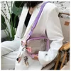 Borse da donna Fashion Clear Stadium Borse cellulare Bag della borsa trasversale per gelatina per le ragazze HKD230822