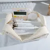 Learning Toys Transparent Pencil Case Korean Stationery Pen Case Large Capacity Pencil Box Kalemlik School Supplies Pencilcase