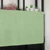 Curtain Green Solid Color Short Curtains Kitchen Cafe Wine Cabinet Door Window Small Wardrobe Home Decor Drapes