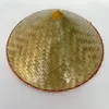 Wide Brim Hats Handwoven Asian Bamboo Hat Adults Summer Sun-shade Cap Fisherman Rice PaddyHat Dropship