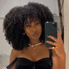 Spitzenperücken Afro Kinky Curly Human Hair Bündel Brasilien Tissage Humain Hair natürliche flauschige amerikanische Afrikanische Weben von Cheveux Humain auf Schüttung 230822