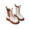 Boots Girls Boots Children's Smoke Boots Autumn and Winter Chelsea Shoes Big Boys Boots 230821