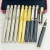 Ballpoint Pens CT Classic Matte Metal Barrel Roller Ball Point Pen med serienummer som skriver Smooth Luxury Stationery 230821