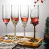Verres à vin Coupe de champagne de mariage Souvenir créatif pratique Artisanat exquis Décoration élégante de haute qualité Canne assortie