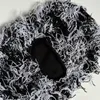 Beanieskull Caps 1PCS Y2K TASSEL BALACLAVA FROUSHITTED FULL FACE MASK SHIESTY COLORBLOCK KNIT FUZZY 230822