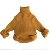 Family Matching Outfits Korean Children Baby Fall and Winter Turtleneck Sweater 2023 Boys Girls Simple Versatile Knitwear Boy 230821