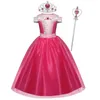 Cosplay Encanto Madrigal Cosplay Robe Pour Halloween Costumes Enfant Fille Princesse Drame Déguisement Bébé Fille Carnaval Habillage Vêtements 230821