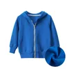 Giacche con cappuccio inverno primaverile abiti con cappuccio solido per ragazzi girls cotton wabber villus casual vestito di felpa per cappotto semplificato 230821