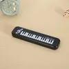 Brinquedos de aprendizagem criativo nota musical caso lápis crianças mini teclado piano simples clave de sol estudante caixa de papelaria presentes do escritório da escola