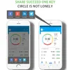 Kroppsvikt skalor ledde digitala badrum trådlöst skala balans bluetooth app android ios fat smart bmi 230821