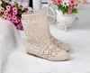 Boots children classic summer girls shoes boots Knitting hollow children's shoes Network fashion boots for girls R230822