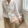 Totes Sac de gelée transparent pour femmes 2023 Sacs de plage fourre-tout clairs Designer de luxe Grand sac à bandoulière d'été en PVC Sac à main HKD230822