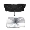 Car Sunshade 125Cm 145Cm Foldable Windshield Sun Shade Umbrella Uv Er Heat Insation Front Window Interior Protection Drop Delivery M Dhvkb