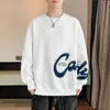 Sweater Round Neck Casual Long Sleeve Bottom Shirt Spring and Autumn Fashion Loose Men's