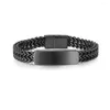 Link Armbänder Personalisierte elektroplierte Titanium -Stahlzubehör Street Mody Herren Edelstahlmagnetschnallen Armband