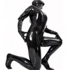 Men's G-Strings Men Male Latex PVC Catsuit Plus Size 3XL Sexy Wetlook Faux Leather Night Club Full Bodysuit Gay Fetish Erotic3421