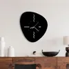 Walluhren Uhr Wohnzimmer Haushaltsmode kreativer stiller Punch kostenlos einfache Restaurantatmosphäre Uhr Dekoration