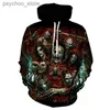 Herren Hoodies Sweatshirts Herren Sweatshirt Horrorfilm 3D Hoodie Printed Fashion Jacket Sweater Herumn Casual Coat Unisex Q230822