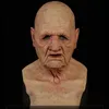 Other Event & Party Supplies An Old Man Scary Mask Coslpy Halloween Full Head Latex Funny Masks Supersoft Adult Creepy Real234p
