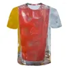 Hommes t-shirts bière bulle 3D imprimé été inimitable col rond à manches courtes décontracté Cool t-shirt enfant hauts femmes vêtements