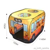 Tende giocattolo Casa da gioco per bambini Tenda da gioco Bus Ocean Car Pieghevole giocattolo pop-up Casetta da gioco Giocattolo per bambini Casa da interni per bambini Tenda giocattolo con palline oceaniche R230830