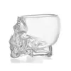 Wijnglazen Creative Crystal SKL Head Wodka Whisky 75 ml S Glass Cup Halloween Kerstcadeau Drinken Ware Home Bar Mug LXBHM DROP OTWMC