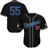 Custom baseball jerseys hometown of blue cream Los Angeles Doyers baseball jersey embroidery fans outdoor sportswear