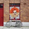 Fiori decorativi Halloween Fary Ghirt Clown Maschera Ghirlanda Garland Wall sospeso Hedanted House Layout Props