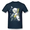 Camicie da uomo D.Gray Man Hallow Allen Walker Anime 2023 T-shirt Exorcist Oversize Cotton for Men