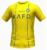 2023 2024 AL Nassr fc koszulki piłkarskie Ronaldo Men Kit Kit Mundur 23 24 Home Yellow Cr7 Chłopię