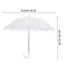 Ombrellas Parasol ombrello Vintage White Wedding Decor Pograph Baby Sun Shade Lace Fai un bagno