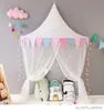 Toy Tents Portable Children Tent Toy Girl's Round Dome Mosquito Play House Kids Small House Playtent Christmas Girls Room Decor R230830