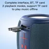 مكبرات صوت محمولة DC5V Sound TWS 51 Bluetooth Speaker 1200MAH RGB Display Mini Wireless Good Bass TF CARD ADORIED 230821