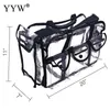 Cosmétique Sacs Cas Professionnel Transparent PVC Maquillage Sac De Rangement Multi Poche Étanche Zipper Sac À Main Lady Voyage Organisateur De Toilette 230821