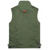 Men's Vests FGKKS Men Mesh Vest Multi Pocket Quick Dry Sleeveless Jacket Reporter Loose Outdoor Casual Thin Fishing Vests Waistcoat Male 230822