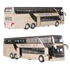 Diecast Model 1 50 Setra Bus Toy Car for Boy Metal Children Cown Fack Miniature Sound Light Collection Collection Gift 230821