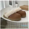 Uslippers Tasman Slide Designer Slides Женщины Австралия классическая Ultra Mini Platform Snow Boots Winter Warm Woolen Ant