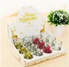 Décorations de Noël Coffret cadeau en verre aux chandelles romantique peint bonhomme de neige arbre thé cire bougie livraison directe Ot4Ea