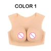 Placa con forma de pecho Collar redondo Sile Breastplate B/C/D/G Formas de copa para transgénero Drag Queen Crossdressers Drop Delivery Dhgi7