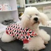 Trójkąt mody print pies kota z kapturem pullover ciepły kaptura sweter Schnauz Schnauzer French Buldog Kurtki dla zwierząt
